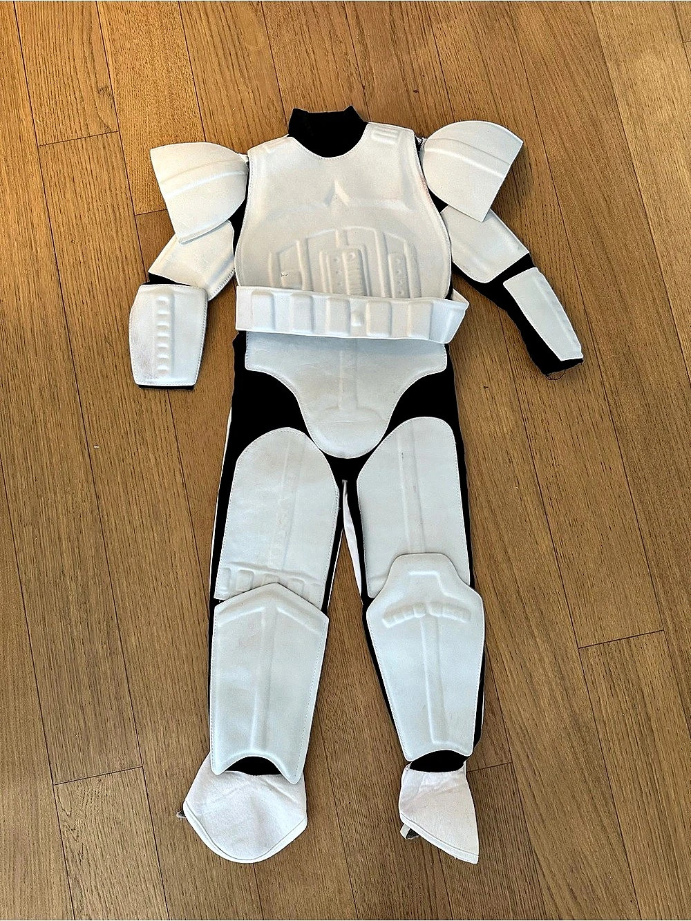 Kids Star Wars Storm Trooper Halloween Costume Size Small (6/7)